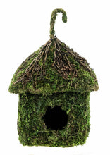 Load image into Gallery viewer, Galapagos Shack Vined Roof Mossy Reptile Hide \ Bird House 6" x 8"