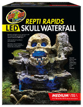 Load image into Gallery viewer, Zoo Med Repti Rapids LED Waterfall, Skull Style