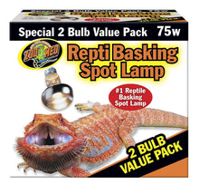 Load image into Gallery viewer, Zoo Med Basking Spot Lamp (2 PACK)