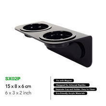 Load image into Gallery viewer, ReptiZoo Arboreal Single \ Double Acrylic Feeding Ledge, Magnetic