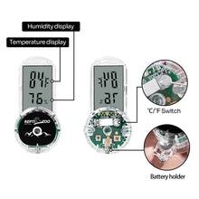 Load image into Gallery viewer, ReptiZoo 4-Sides Mounting Digital Thermo-Hygrometer