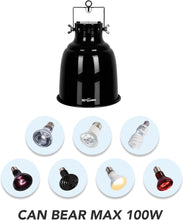 Load image into Gallery viewer, ReptiZoo Multi-Function Angle Adjustable Dome Lamp Fixture