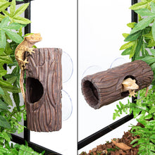 Load image into Gallery viewer, ReptiZoo Vertical Tree Trunk Hideout (Suction Cups)