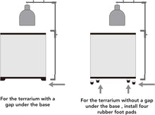 Load image into Gallery viewer, ReptiZoo Adjustable Dome Lamp Bracket (Supports 2 Domes)