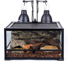 Load image into Gallery viewer, ReptiZoo Adjustable Dome Lamp Bracket (Supports 2 Domes)