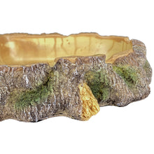 Load image into Gallery viewer, Komodo Polyresin Wood Corner Bowl