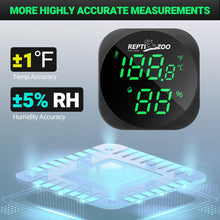 Load image into Gallery viewer, ReptiZoo LED Digital Thermo-Hygrometer with USB