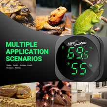 Load image into Gallery viewer, ReptiZoo LED Digital Thermo-Hygrometer with USB