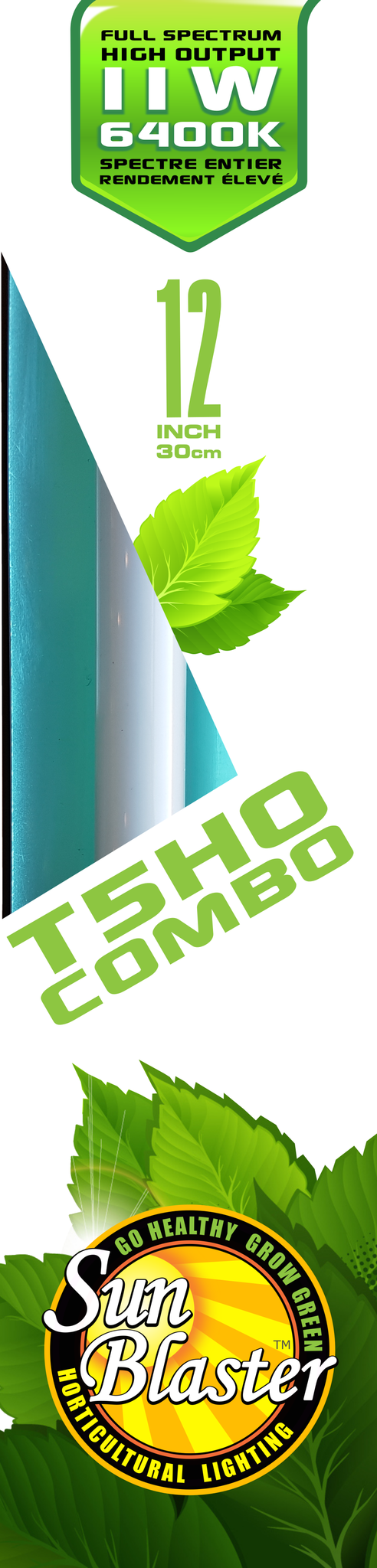 SunBlaster T5HO 6400k with NanoTech Reflector Combo