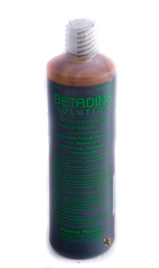 Betadine Solution (povidone-iodine, 10%)