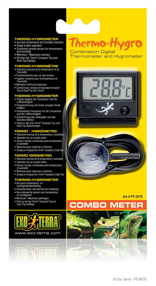 Exo Terra Digital Thermo-Hygro Combo