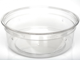 Deli Cup Vented WITH LID Super Clear 4.5",10-Pack