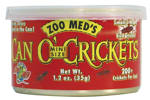 Zoo Med Can O' Crickets, Mini Size