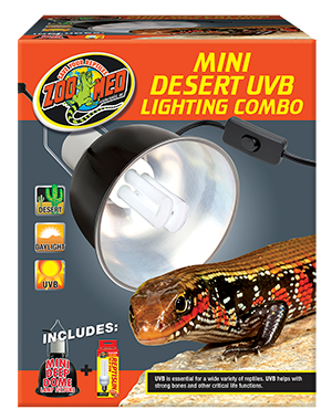 Zoo Med Mini Desert UVB Lighting Combo