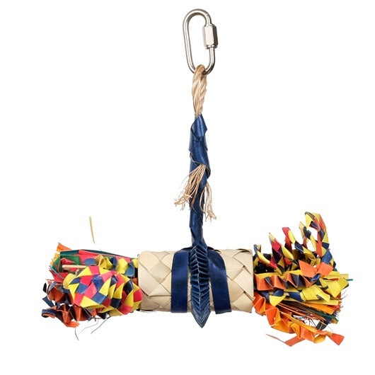 HARI Rustic Treasures Bird Toy Buri Wrap Small