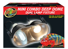 Load image into Gallery viewer, Zoo Med Mini Combo Deep Dome Lamp Fixture
