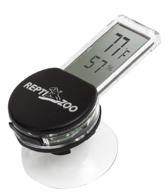 ReptiZoo Mini Digital 3-Side Mounting Thermo-Hygrometer