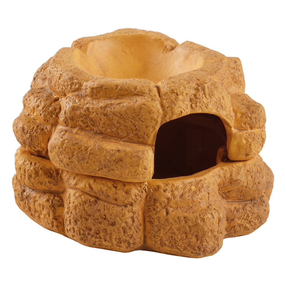 Exo Terra Big Rock Ceramic Cave - With Lid