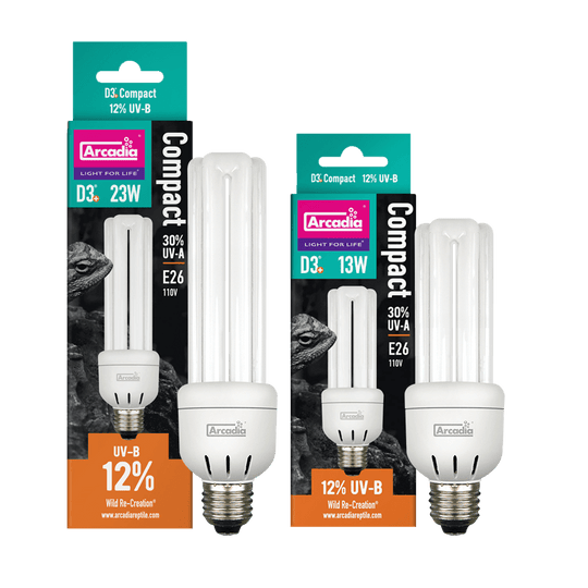 Arcadia D3+ Compact 12% UVB Bulb