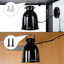 Load image into Gallery viewer, ReptiZoo Multi-Function Angle Adjustable Dome Lamp Fixture
