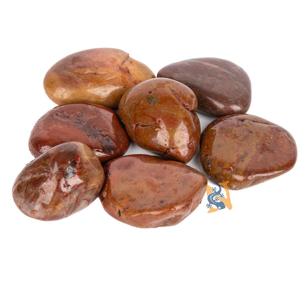 Aquaglobe Red Polished Pebble Rock