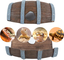 Load image into Gallery viewer, ReptiZoo Magnetic Connectable Barrel Log &amp; Tunnel Hide (2-Pack)
