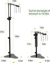 Load image into Gallery viewer, ReptiZoo Height Adjustable Clip OR Standing Dome Lamp Bracket
