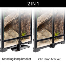 Load image into Gallery viewer, ReptiZoo Height Adjustable Clip OR Standing Dome Lamp Bracket
