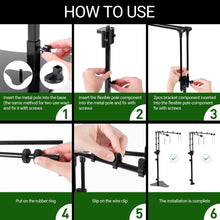 Load image into Gallery viewer, ReptiZoo Height Adjustable Clip OR Standing Dome Lamp Bracket
