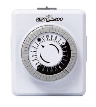 ReptiZoo Timer Plug In Mechanical 24 Hour 2 Socket