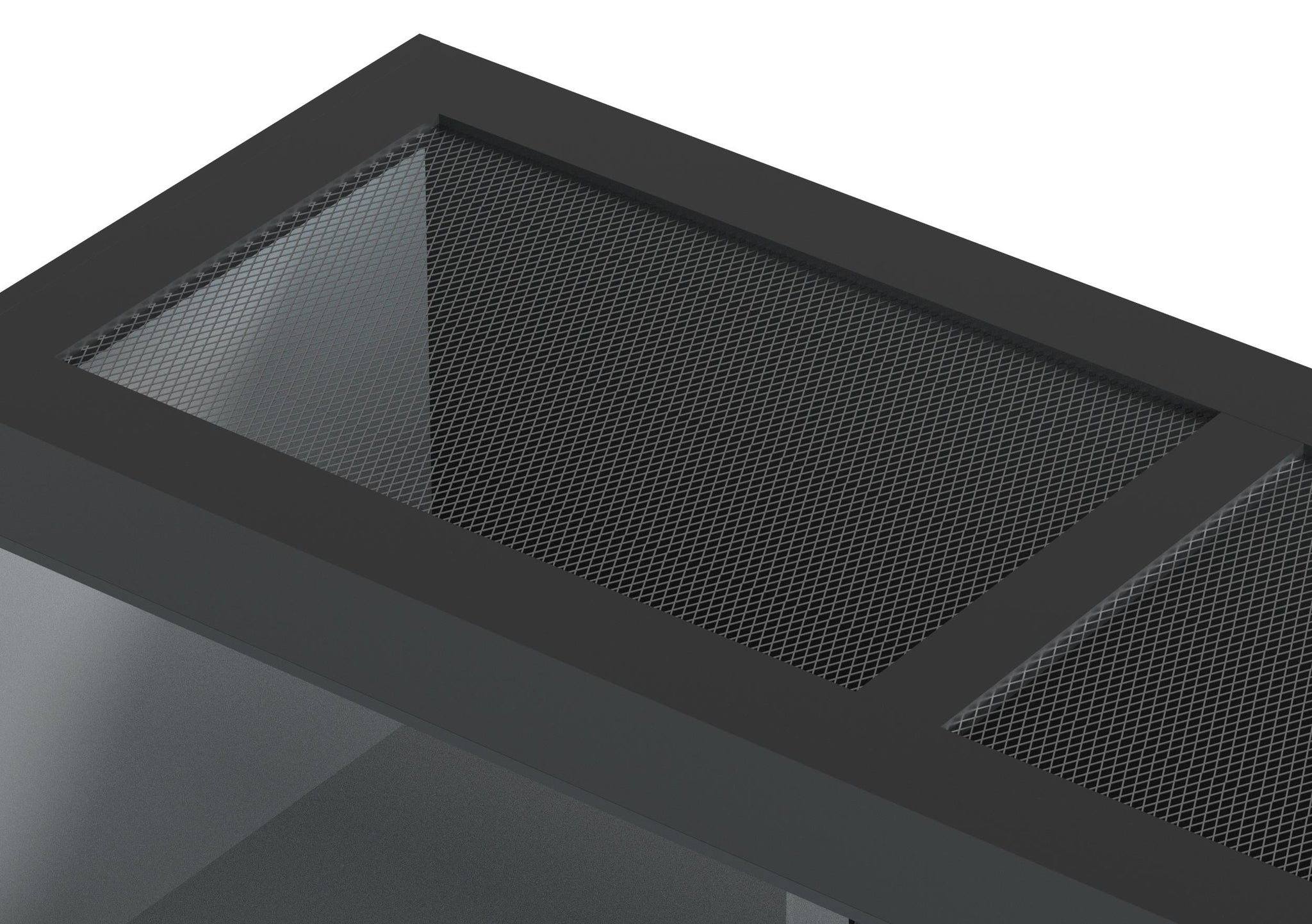 ipsﾋﾟｺﾌﾟﾚｯﾄ1箱 ReptiZoo High-Grade Reptile PVC Enclosure Screen Top BLACK