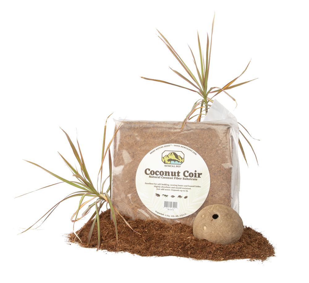 NewCal Coconut Fibre - Compressed Block (1/2 Cu Ft)