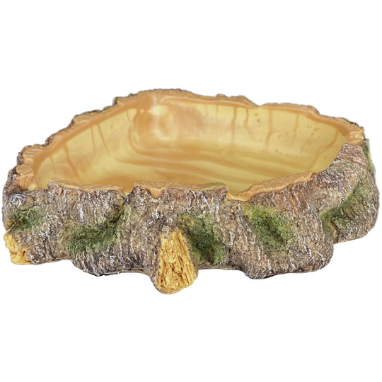 Komodo Polyresin Wood Corner Bowl