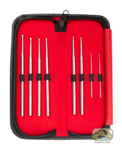 Load image into Gallery viewer, NewCal Sexing Probe Set, 8pc with Leather Carry Case
