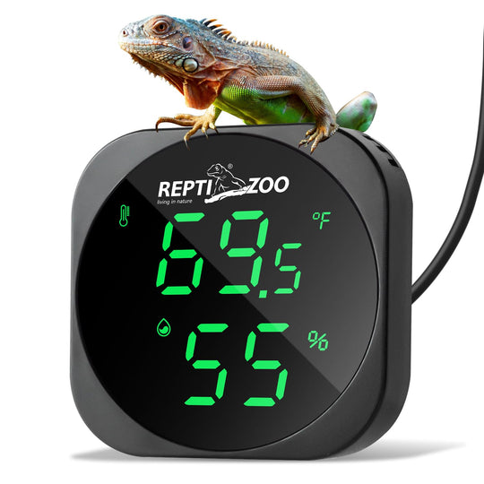 ReptiZoo LED Digital Thermo-Hygrometer with USB