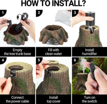 Load image into Gallery viewer, ReptiZoo Reptile Tree Trunk Humidifier 1L
