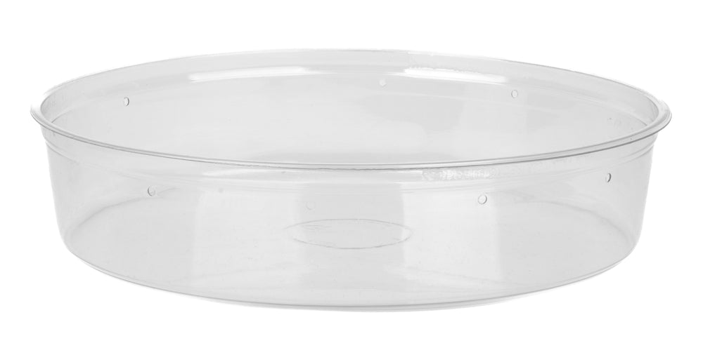 Deli Cup Vented WITH Lid Super Clear 9.75