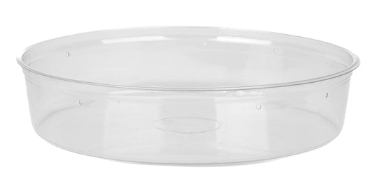 Deli Cup Vented WITH Lid Super Clear 9.75", 5-Pack