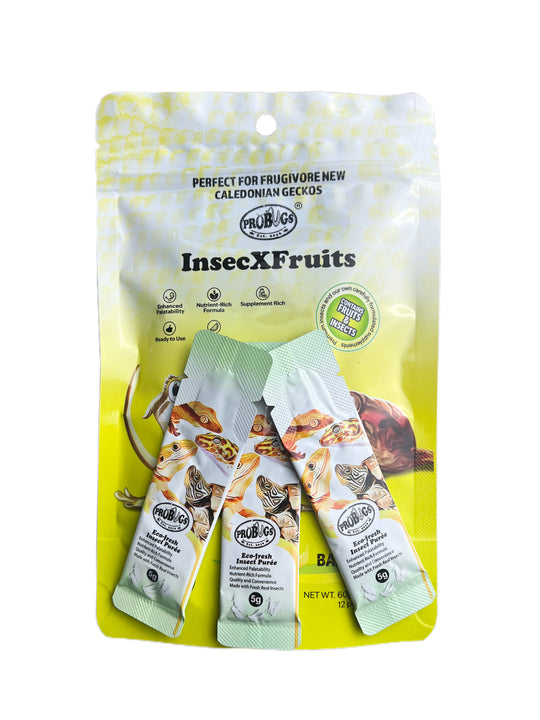 ProBugs InsecXFruits Banana Sticks (12-Pack x 5g)