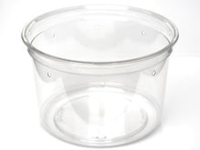 Load image into Gallery viewer, Deli Cup NO LID Vented Super Clear 4.5&quot;, 10-Pack
