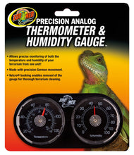 Load image into Gallery viewer, Zoo Med Dual Thermometer &amp; Humidity Gauge
