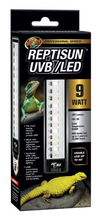 Zoo Med Reptisun UVB/LED, 9w