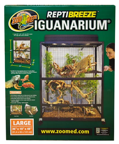 Zoo Med ReptiBreeze® IguanArium® Large Open Air Wire Terrarium