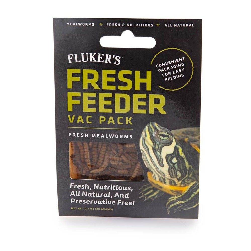 Fluker's Fresh Feeder Vac Pack Mealworms, 0.7oz