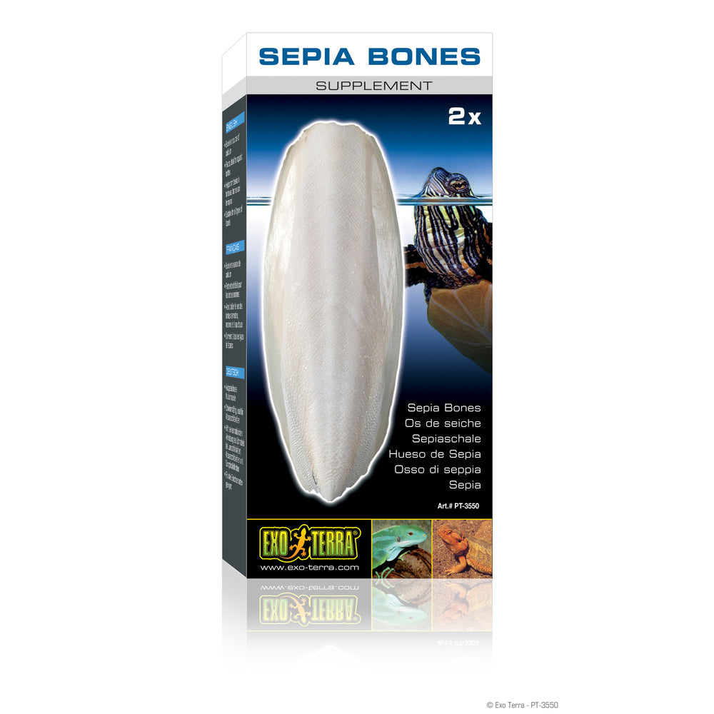 Exo Terra Sepia Bones Supplement for Turtles, 2-Pack