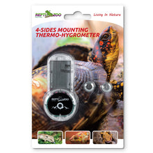 Load image into Gallery viewer, ReptiZoo 4-Sides Mounting Digital Thermo-Hygrometer
