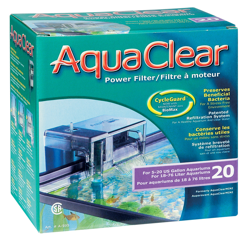 AquaClear 20 Power Filter, 20 Gallon
