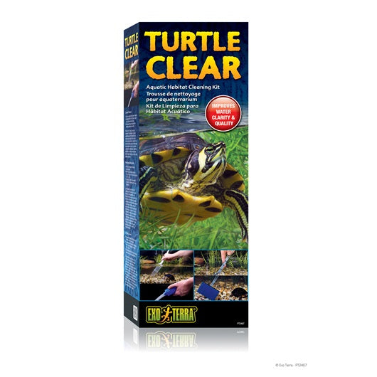 Exo Terra Turtle Clear, Aquatic Habitat Cleaning Kit