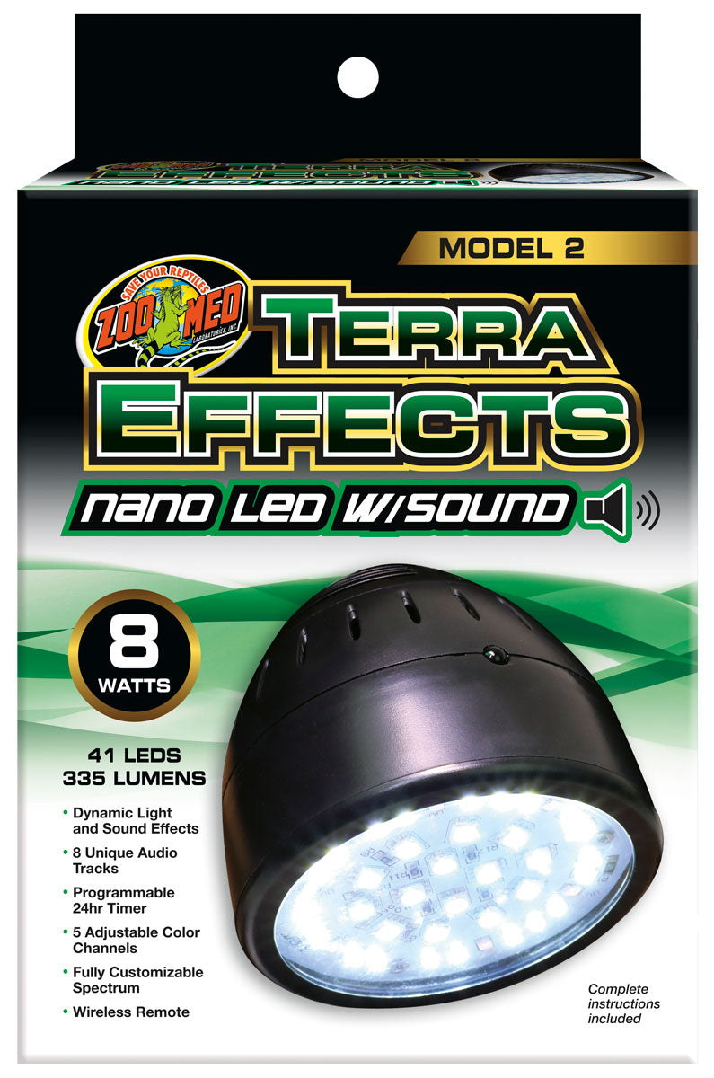 Zoo Med TerraEffects Nano LED with sound and remote!