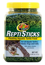 Load image into Gallery viewer, Zoo Med ReptiSticks Floating Aquatic Turtle Food
